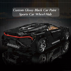 new Mould King 13163 Black Lacquer Racing Super Car RC Model Building Block Toy MOC MOULD KING - KOEEK