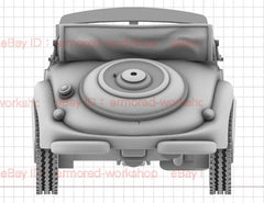 3D Printed 1/72 World War II 328 Convertible Sedan Unpainted 07FC0E-D4 - KOEEK