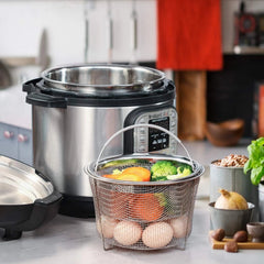 Steamer Basket for Instant Pot Accessories 6 qt or 8 quart - 2 Tier Stackable 07FC0E-D4 - KOEEK