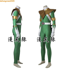 Green Ranger Burai Cosplay Costume Dino Gold Rangers Tommy Oliver Outfit Armor 07FC0E-D4 - KOEEK