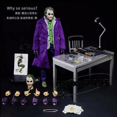 US SHIP! The Dark Knight Joker Action Figure Doll 1/6 Model Statue Ornament Toy 07FC0E-D4 - KOEEK