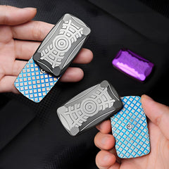 Titanium Alloy Infinite Slider EDC Mechanical Push Card Stress Relief Fidget Toy 07FC0E-D4 - KOEEK