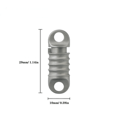 360 Degree Rotation Titanium Gimbal Keychain Car Keychain with Key Ring EDC Tool 07FC0E-D4 - KOEEK