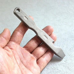 TC4 Titanium Alloy Crowbar Pry Bar Multi EDC Tools Bottle Opener Open Box Cutter 07FC0E-D4 - KOEEK