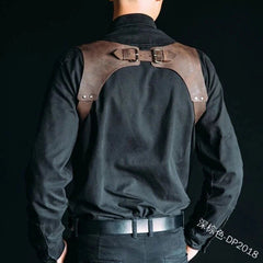 Medieval Men Suspender Chest Harness Shoulder Cos Belt Strap Buckle Adjustable 07FC0E-D4 - KOEEK