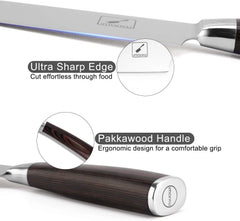 8-inch Family Essentials Sharp Kitchen Knife HC Steel Japanese Knife 07FC0E-D4 - KOEEK