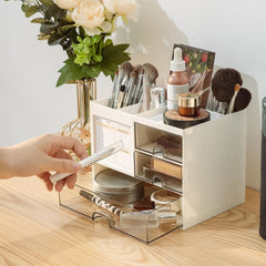 Desk Organizer with 3 Drawer, Multi-Functional Pencil Pen Holder for Desk, Desk 07FC0E-D4 - KOEEK