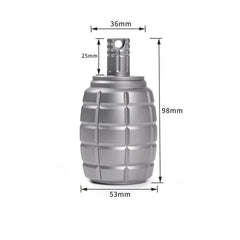 100ml Titanium Hip Flask Portable Leakproof Pocket Flagon Screw Cap EDC Bottles 07FC0E-D4 - KOEEK