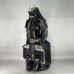 Japanese Black Samurai Armor Tōsei Gusoku Ornament Display Decoration Art Piece 07FC0E-D4 - KOEEK
