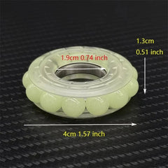 Creative Metal Punk Fidget Ring Fashionable and Novel Buddha Beads Fidget Toy 07FC0E-D4 - KOEEK