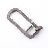 Outdoor EDC Titanium CNC Key Chain Carabiner Portable Spring Belt Clip Keychain 07FC0E-D4 - KOEEK