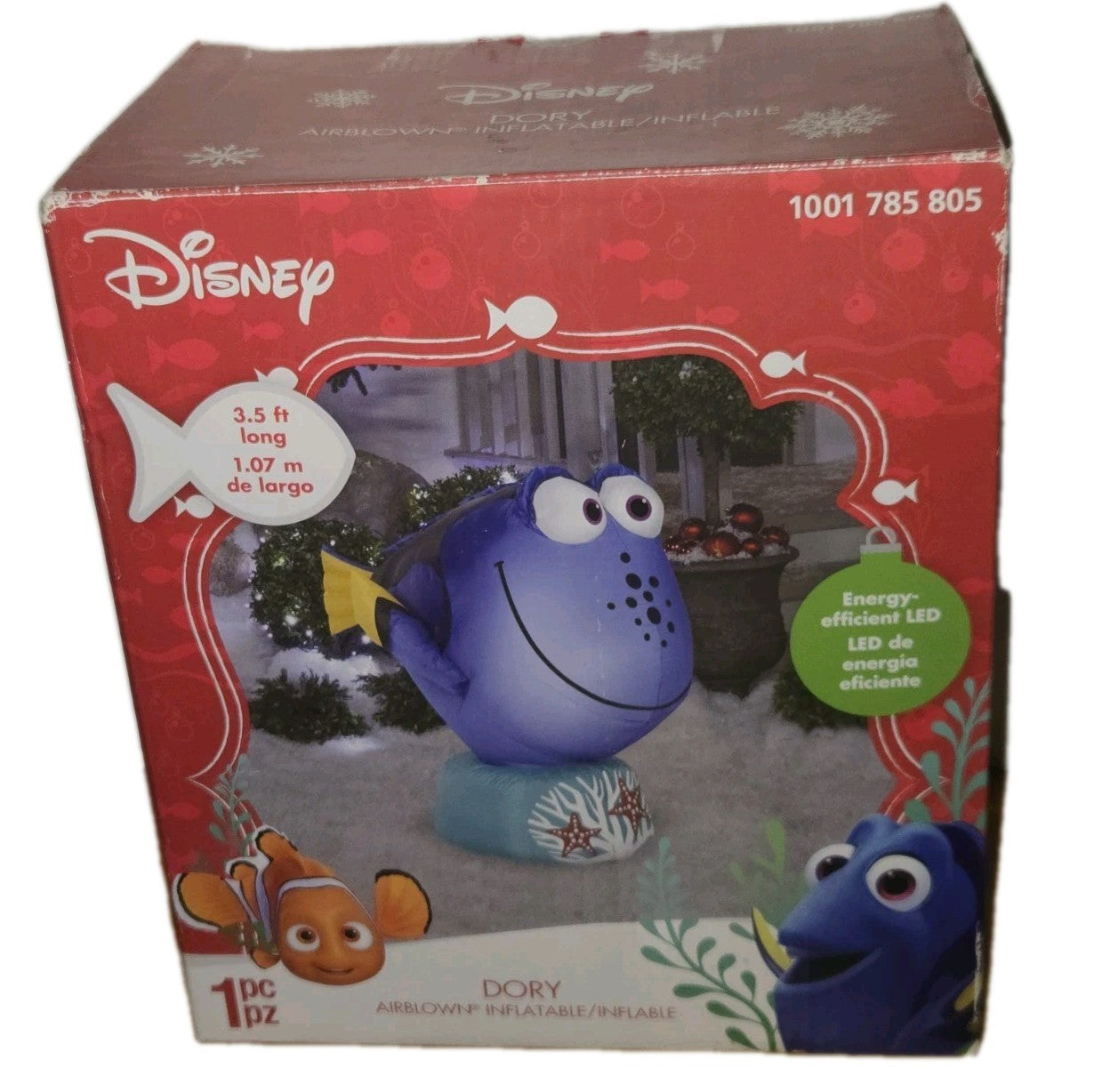 Disney Dory Airblown Yard Inflatable with LED Lights 3.5' Christmas Finding Nemo DISNEY - KOEEK