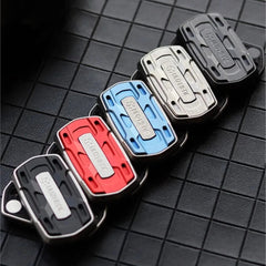 EDC Metal Fidget Push Slider Toys Adult Titanium Office Christmas Birthday Gifts 07FC0E-D4 - KOEEK