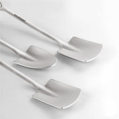 Pure Titanium Shovel Shape Spoon Lightweight Dessert Coffee Spoon Portable EDC 07FC0E-D4 - KOEEK