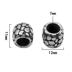 10pcs Stainless Steel Bead Bracelet Necklace EDC Paracord Knife Lanyard DIY Bead 07FC0E-D4 - KOEEK