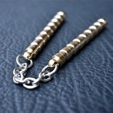 Brass Begleri Fidget Nunchakus Finger Skill Exercise Paracord Worry Bead Toys 07FC0E-D4 - KOEEK