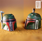 Boba Fett EDC Knife Outdoor Pendant Paracord Lanyard Bead 1PC Handmade Outdoor 07FC0E-D4 - KOEEK
