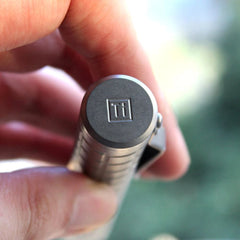 Titanium Alloy Torch LED Flashlight Torch Pocket Light Outdoor EDC Camping Light 07FC0E-D4 - KOEEK