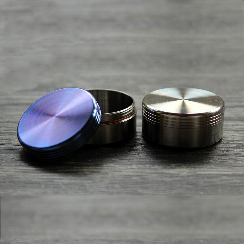 TITANER Solid Titanium TC4 CNC Outdoor Travel Home waterproof Pill Case EDC Box 07FC0E-D4 - KOEEK