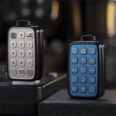 EDC Fidget Toys Keyboard Tuning Fork Stylish Mechanical Metal Push Fidget Slider 07FC0E-D4 - KOEEK
