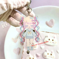 Anime NEEDY GIRL OVERDOSE Rain Acrylic Keychain Backpack Pendant Decor Gift 07FC0E-D4 - KOEEK