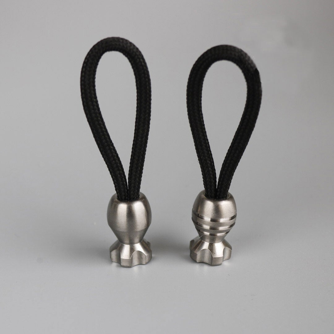 EDC Titanium Missile Shape Knife Bead Paracord Pendant Lanyard DIY Accessories 07FC0E-D4 - KOEEK