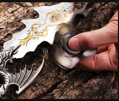 Steel Alloy Fidget Hand Spinner Finger Gyro Toys EDC Focus Stress Reliever Gift 07FC0E-D4 - KOEEK