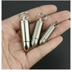EDC Titanium Waterproof Sealed Box Portable Medicine Bottle Key Pendant Tank 07FC0E-D4 - KOEEK