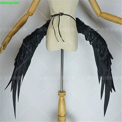 Anime Overlord Albedo Wings Foldable Handmade Cosplay Props Costume Accessories HANDMADE - KOEEK