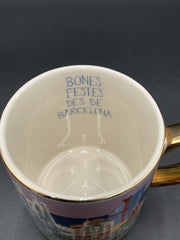 Anthropologie Holiday in the City Stoare Mug 2024 Barcelona 13oz. 4"x3.5" ANTHROPOLOGIE - KOEEK