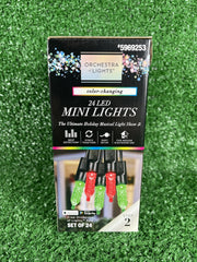 24 Gemmy Orchestra of Lights Color-Changing Faceted Mini LED Lights - GEMMY - KOEEK