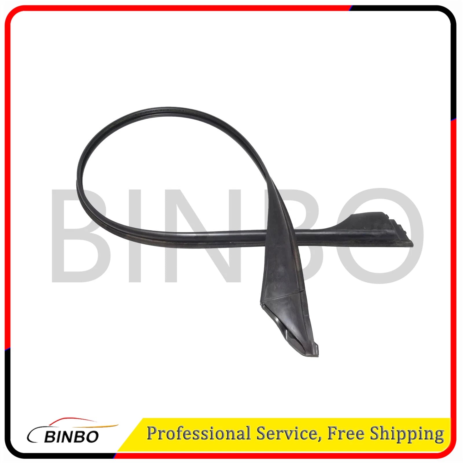 For 11-16 BMW 535 550 M5 F10 Front Door Upper Weather Seal Gasket Left Side 07FC0E-D4 - KOEEK