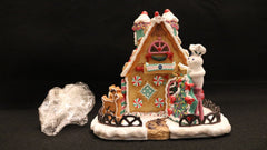 Danbury Mint Pillsbury Doughboy Christmas Cottage 1998 with Light Kit DANBURY MINT - KOEEK