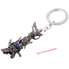 Anime Arcane:League of Legends Jinx Metal Keychain Backpack Pendant Decor Gift 07FC0E-D4 - KOEEK