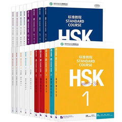 Chinese HSK Standard Course Workbook Learn Textbook Book Level 1-6 Set Bilingual 07FC0E-D4 - KOEEK