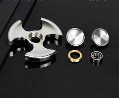 Pure Steel Fidget Hand Spinner Finger Gyro Toys EDC Focus Stress Reliever gift 07FC0E-D4 - KOEEK