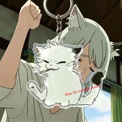 7Pcs/Set Anime Chainsmoker Cat Acrylic Keychain Backpack Pendant Decor Gift 07FC0E-D4 - KOEEK