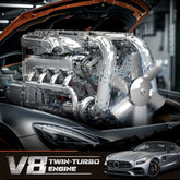 new Mould King 10168 V8 Engine Turbo Motor Model Building Block Adult Boy Gift Toy MOULD KING - KOEEK