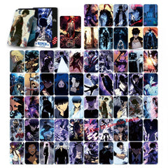60Pcs/Set Anime Solo Leveling Sung Jin-Woo Card Collection Sticker Decor Gift 07FC0E-D4 - KOEEK