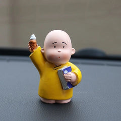 Little Monk Car Ornament Vehicle Interior Decor Figurine 07FC0E-D4 - KOEEK