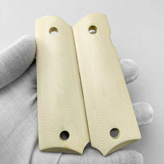 1 Pair Custom Accessories Resin Handle Scale CNC Material For 1911 Grips Replace 07FC0E-D4 - KOEEK