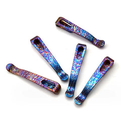 TC4 Titanium Deep Carry Back Clip Pocket Clip For Rick Hinderer XM18 XM24 Knifes 07FC0E-D4 - KOEEK