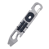 Outdoor Stainless Steel Keychain Pocket Pry Bar Crowbar Opener EDC Multi Tools 07FC0E-D4 - KOEEK