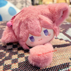 Anime Yae Miko Plush Keychain Backpack Pendant Gift 07FC0E-D4 - KOEEK