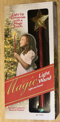 Christmas Magic Light Wand w/ Remote Control, Light & Sound, Red Wand (Open Box) MAGIC - KOEEK