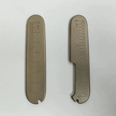 1 Pair Titanium Knife Handle Scales for 91MM Victorinox Swiss Army Knives 07FC0E-D4 - KOEEK
