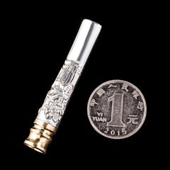 SterlingSilver Copper Cigarette Holder Mouthpiece Removable Filter Universal 07FC0E-D4 - KOEEK