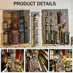 Adult LED Bookcase Kit - Adult Decorative Bookcase-3D Wooden Puzzle 07FC0E-D4 - KOEEK