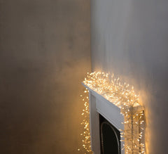 2x Premier 960 LED Cluster Action Christmas Tree Light Clear Cable WARM WHITE PREMIER - KOEEK