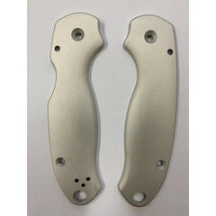 Aluminium Alloy Silver Smooth Surface Handle Scales for Spyderco Para 3 / C223 07FC0E-D4 - KOEEK